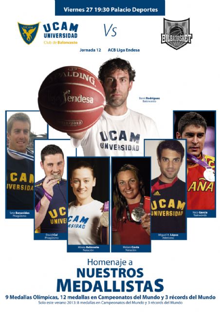Homenaje a los medallistas UCAM en los mundiales 2013 - 1, Foto 1
