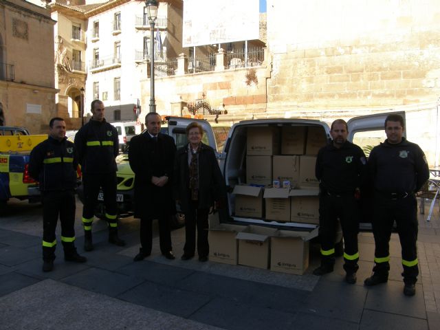 El Servicio Municipal de Emergencias del Ayuntamiento de Lorca dona 3.500 productos al banco de alimentos de Caritas para las familias del municipio que lo necesiten - 1, Foto 1