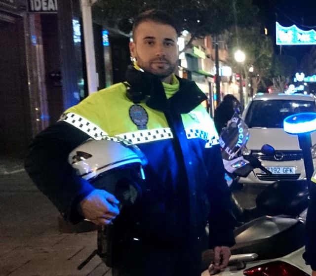El Agente de la Policía Local, Óscar Martínez / AlcantarillaTV, Foto 1