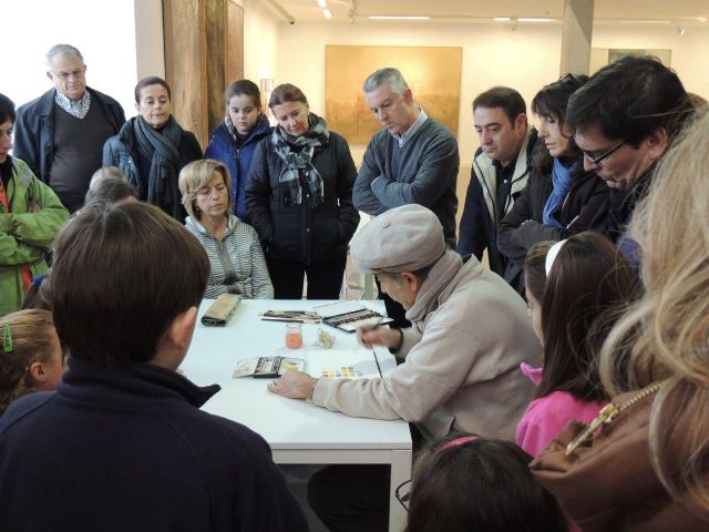 Más de treinta personas se inician en la pintura junto a Pedro Cano - 1, Foto 1