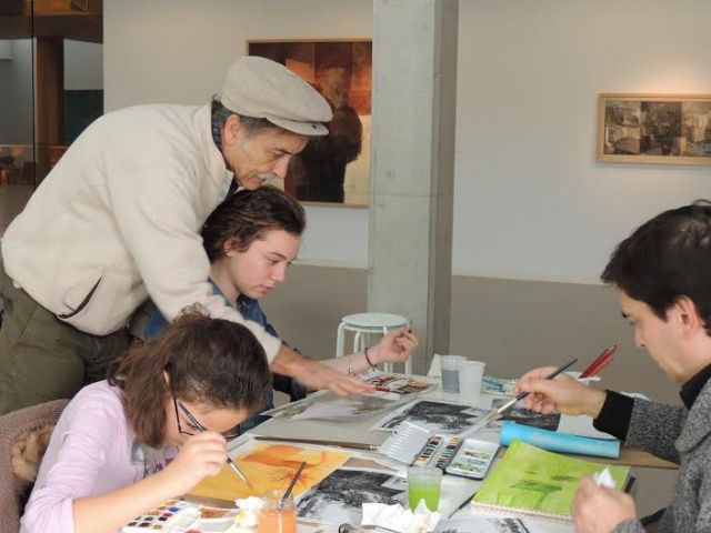 Más de treinta personas se inician en la pintura junto a Pedro Cano - 2, Foto 2