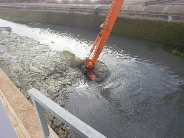 La CHS concluye las obras de limpieza del Canal del Campo de Cartagena - 1, Foto 1