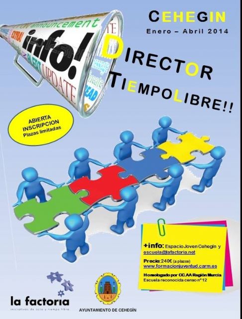 Abierto hasta el 29 de enero el plazo de inscripción para el curso 'Director de Tiempo Libre' - 1, Foto 1