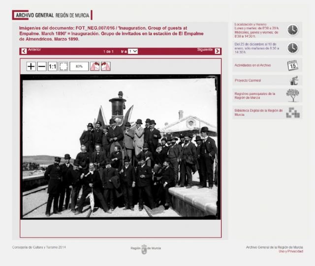 La web del Archivo General recibe más de 108.000 visitas durante su primer año en activo - 1, Foto 1