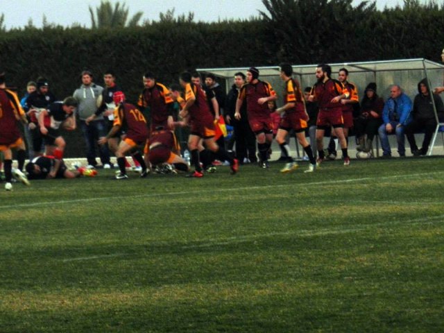 El Club de Rugby de Totana vence al XV Murcia-B por 20 a 7 - 14