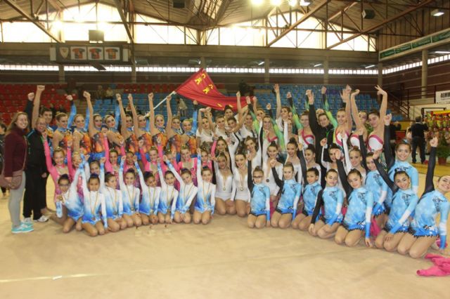 Cartagena se cuela en el podio de la Copa de España de Gimnasia Estética de Grupo - 4, Foto 4