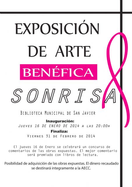 Exposición y venta de obras, en la biblioteca, a beneficio de la lucha contra el Cáncer - 1, Foto 1