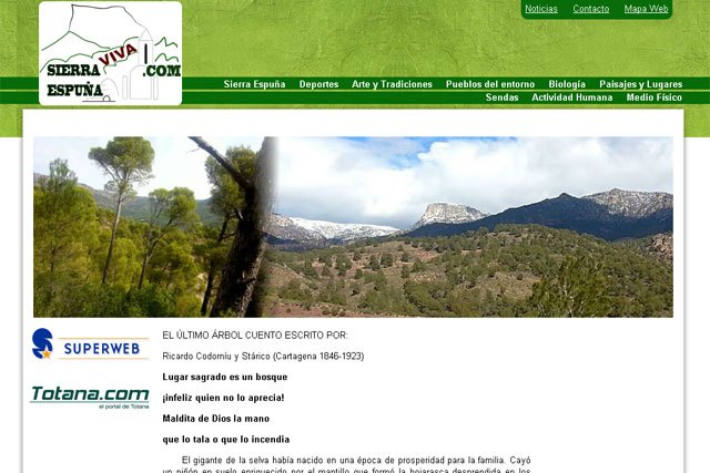 Descubre todos los secretos de Sierra Espuña a través de la nueva web 