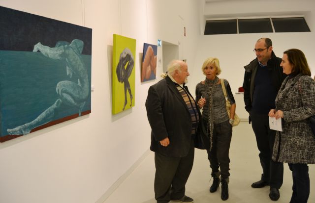 La pintora vasca Kontxa Escribano expone su obra en el Auditorio de Águilas - 1, Foto 1