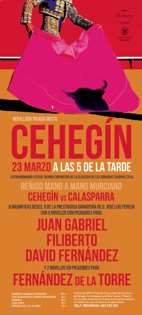 Las II Jornadas Taurinas de Cehegín se celebrarán en marzo y finalizarán con una novillada - 1, Foto 1