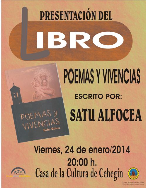 Satur Alfocea presenta este viernes el libro 'Poemas y vivencias' - 1, Foto 1