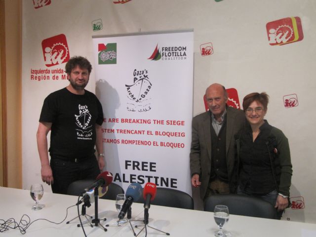 IU-Verdes manifiesta su apoyo a la campaña 'Arca de Gaza', de la Flotilla de la Libertad - 1, Foto 1