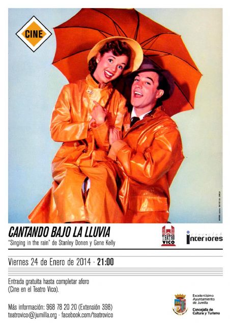 El cine vuelve al Teatro Vico este fin de semana con el clásico Cantando bajo la lluvia - 1, Foto 1