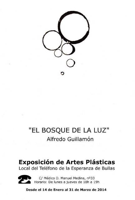 La sede del Teléfono de la Esperanza de Bullas acoge la exposición 'El bosque de la luz' - 1, Foto 1