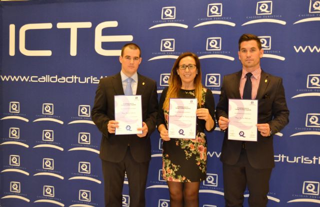 Águilas recoge en Fitur tres distintivos de Calidad Turística - 1, Foto 1