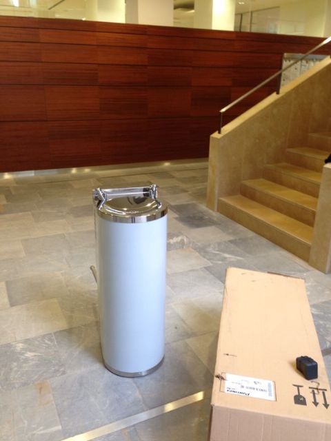 Los dispensadores de agua que MC peleó para los funcionarios, ya están aquí - 2, Foto 2