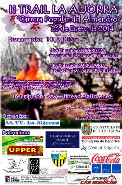 Marcha entre almendros en flor en La Aljorra - 1, Foto 1