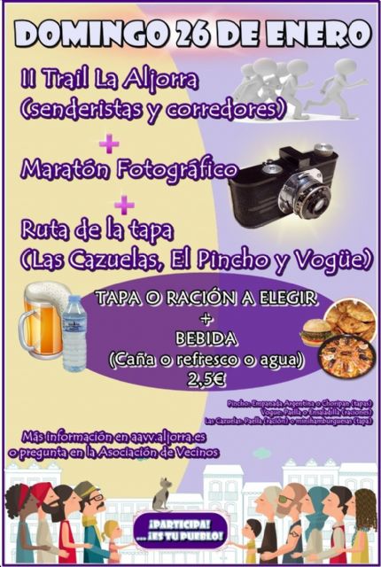 Marcha entre almendros en flor en La Aljorra - 2, Foto 2