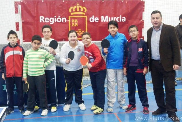 Campeonato Regional de Tenis de Mesa de Deporte Escolar en Alguazas - 1, Foto 1