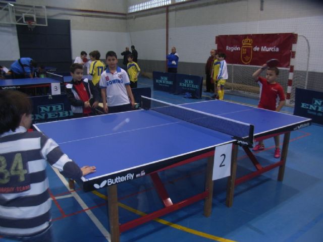 El colegio Santa Eulalia y el IES Juan de la Cierva, campeones regionales de tenis de mesa de Deporte Escolar - 2