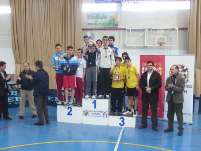 The school Santa Eulalia and IES Juan de la Cierva, regional champions table tennis School Sports, Foto 3