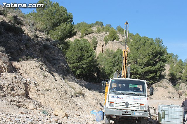 Se estn realizando sondeos geolgicos para determinar la mejor ubicacin donde construir la presa de la rambla de Lbor - 5