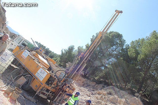 Se estn realizando sondeos geolgicos para determinar la mejor ubicacin donde construir la presa de la rambla de Lbor - 14