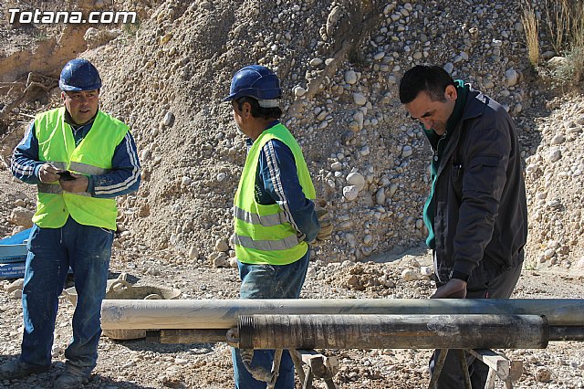 Se estn realizando sondeos geolgicos para determinar la mejor ubicacin donde construir la presa de la rambla de Lbor - 30