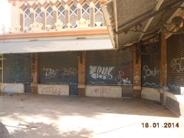 PSOE de La Unión pide la eliminación de graffitis y/o pintadas en los Edificios Públicos Municipales - 2, Foto 2