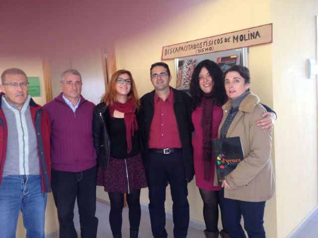 D´Genes visita DISMO, Asociación de Discapacitados Físicos de Molina de Segura y Vega Media - 1, Foto 1