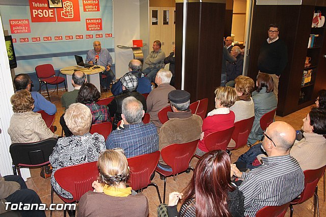 Conferencia sobre Los orígenes de la organización socialista en Totana, Foto 1