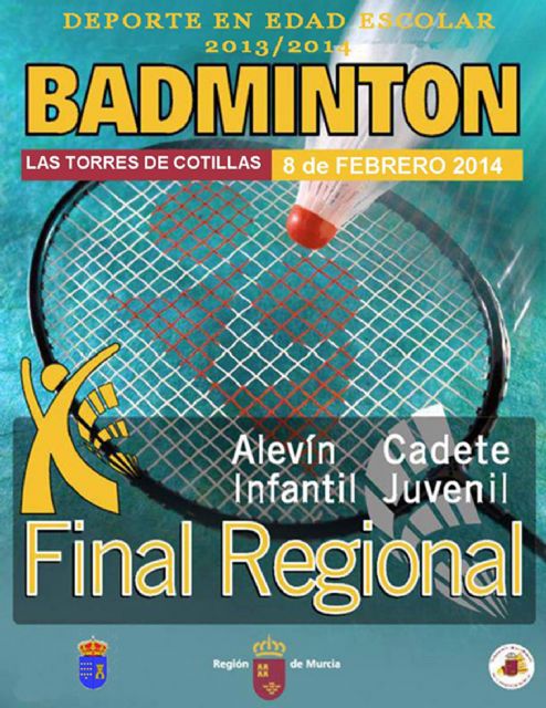 Las Torres de Cotillas acogerá la final de bádminton del Programa de Deporte Escolar - 1, Foto 1