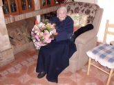 Virtudes Gonzlez, la madre ms longeva de Cehegn, cumple 99 años
