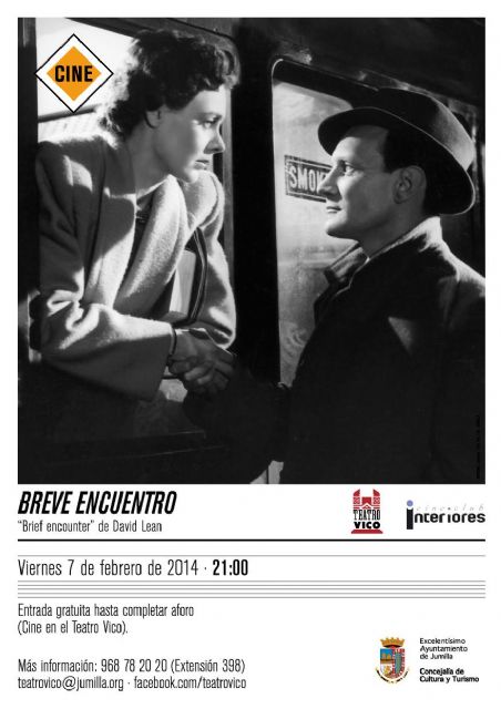 Viernes de cine en el Teatro Vico con Breve encuentro de David Lean - 1, Foto 1