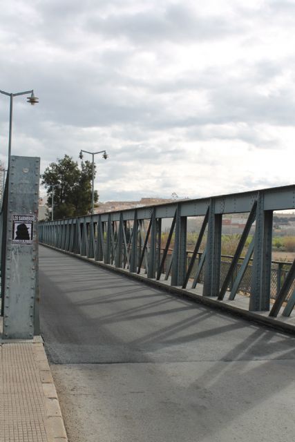 Remodelado y abierto al tráfico de nuevo el Puente de Hierro de Archena, principal entrada a la población - 2, Foto 2