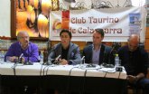 Tertulia del novillero Filiberto y su apoderado Gonzalo González en el Club Taurino de Calasparra