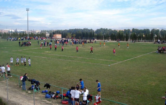 Mas de 200 niños y niñas en el II Campeonato de Escuelas de Rugby FERRMUR disputado en Las Torres de Cotillas - 2, Foto 2