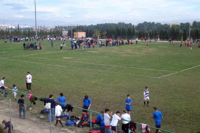 Mas de 200 niños y niñas en el II Campeonato de Escuelas de Rugby FERRMUR disputado en Las Torres de Cotillas - 3, Foto 3
