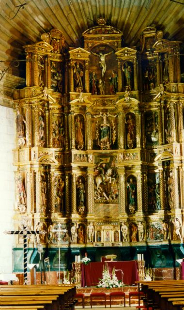 Vicente Canicio desvela imporantes detalles de la restauración del Retablo de la Parroquia Mayor de Santiago - 4, Foto 4