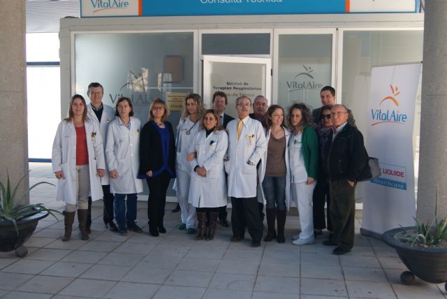 Ayer se inauguró la consulta asistencial para pacientes con dolencias respiratorias en el Hospital Rafael Méndez de Lorca - 1, Foto 1