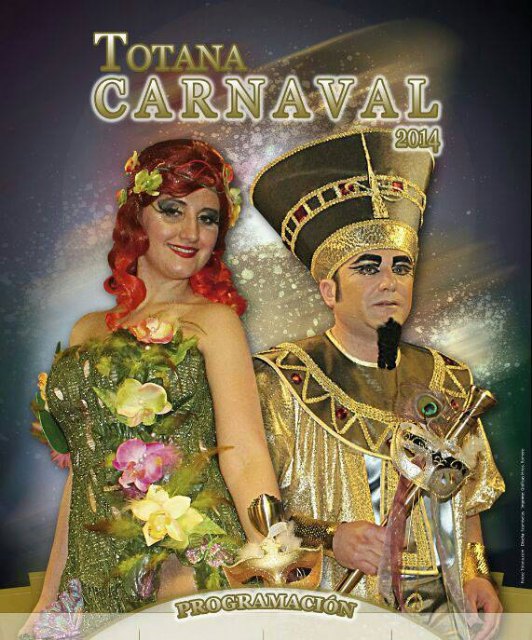 Fotos de Totana.com ilustran el Cartel del Carnaval Totana 2014. El diseño del mismo ha sido realizado por Ecamisetas, Foto 1