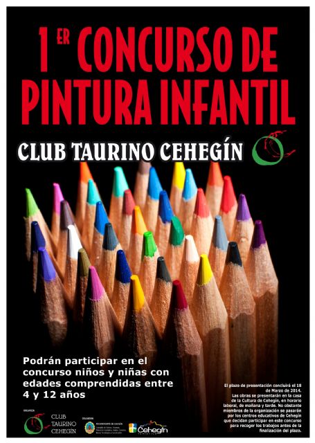 El Club Taurino de Cehegín convoca el I Concurso de Dibujo y Pintura Infantil - 1, Foto 1