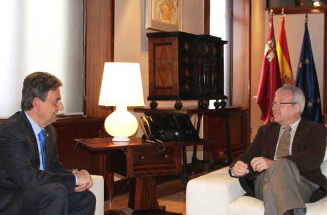El Alcalde de Alguazas se reúne con el Presidente Valcárcel - 1, Foto 1
