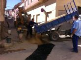 El Servicio Municipal de Aguas realiza varias obras de mejora de las redes de saneamiento y abastecimiento de agua potable del municipio