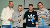 Rafa, Jos Ruiz, Ral Campos y Migueln a tope con ElPozo Murcia FS
