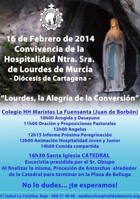 Los hospitalarios de Lourdes están convocados este domingo a dar testimonio de la alegría de servir a los enfermos, Foto 3