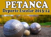 Fase local de petanca de Deporte Escolar