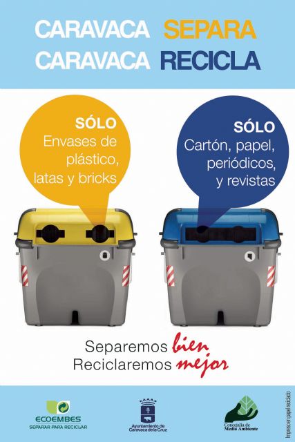 Medio Ambiente pone en marcha una nueva fase de la campaña Caravaca separa, Caravaca recicla - 1, Foto 1