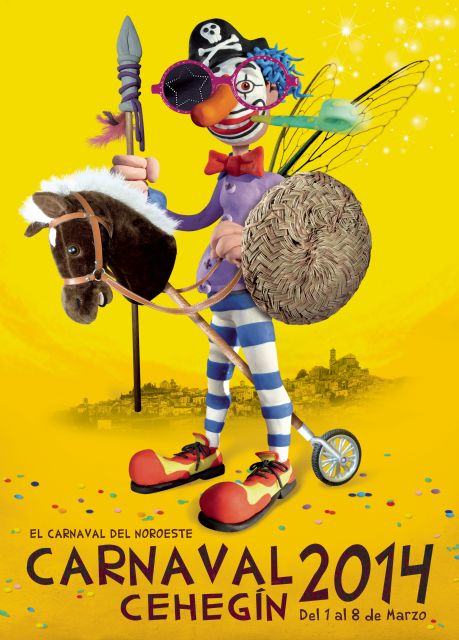 El artista gráfico Cristóbal Aguiló gana el concurso de carteles del Carnaval de Cehegín 2014 - 1, Foto 1