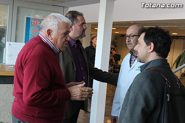 El profesor de la Universidad Carlos III y dirigente de IU, Pedro Chaves Giraldo, visit Totana - 5